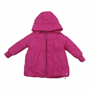 Cazadora con capucha fucsia niña