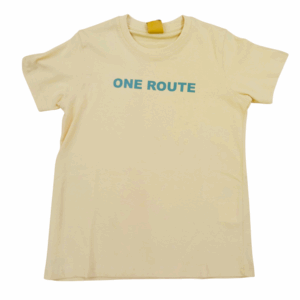 Camiseta vainilla chico juvenil One Route