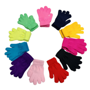 Guantes punto colores varios