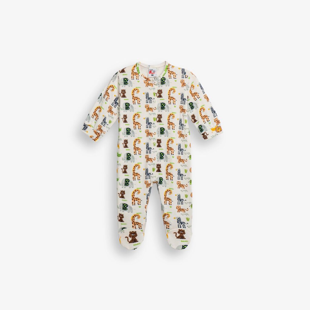 Pijama algod&oacute;n beb&eacute; animales