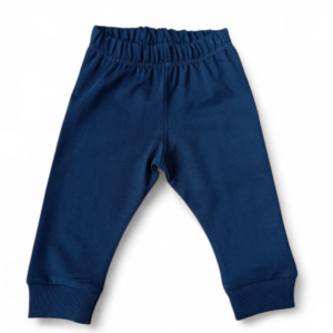 Pantal&oacute;n ch&aacute;ndal algod&oacute;n fino marino beb&eacute;