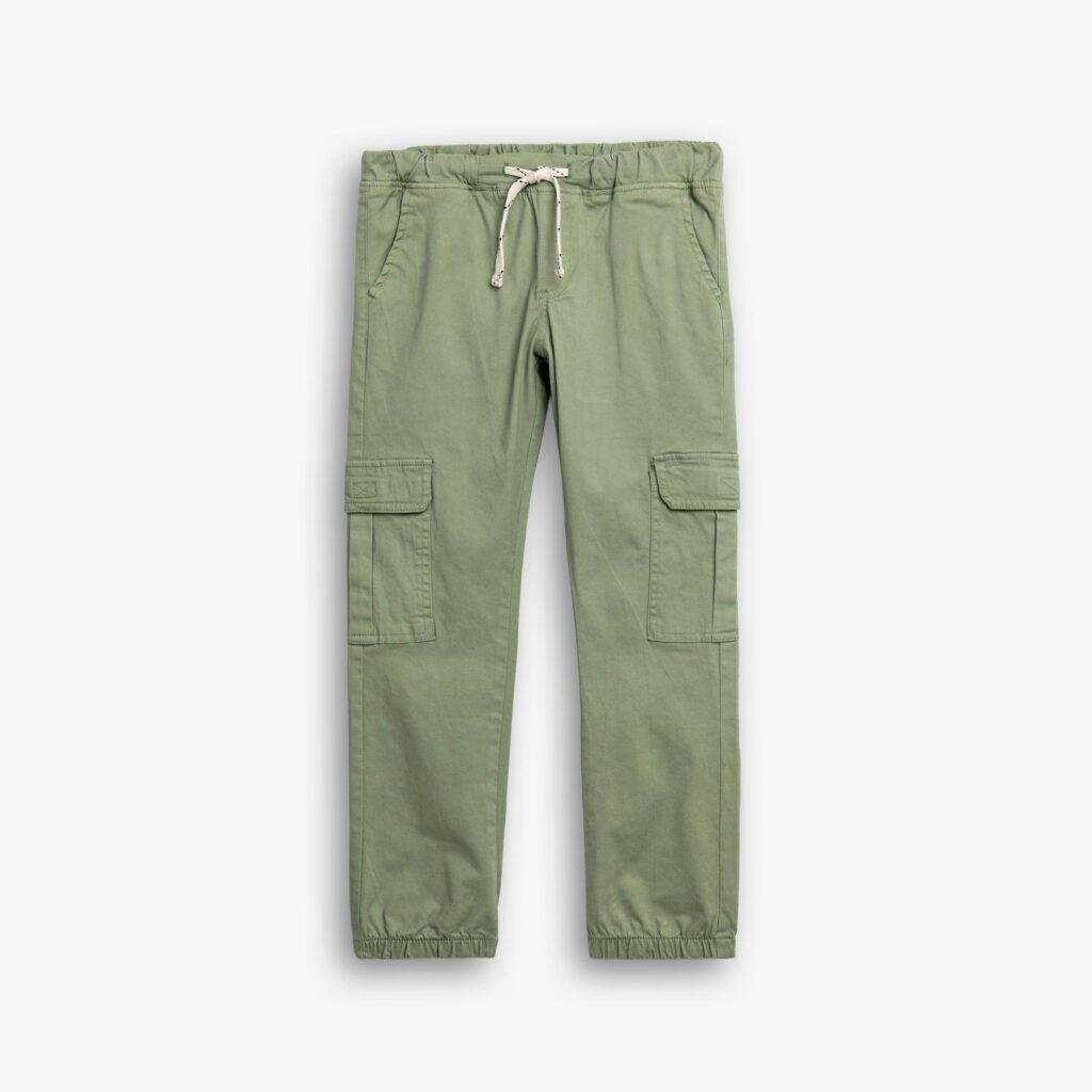 Pantal&oacute;n cargo bolsillos juvenil Verde