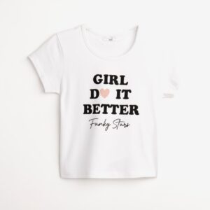 Camiseta Blanca juvenil Girl coraz&oacute;n