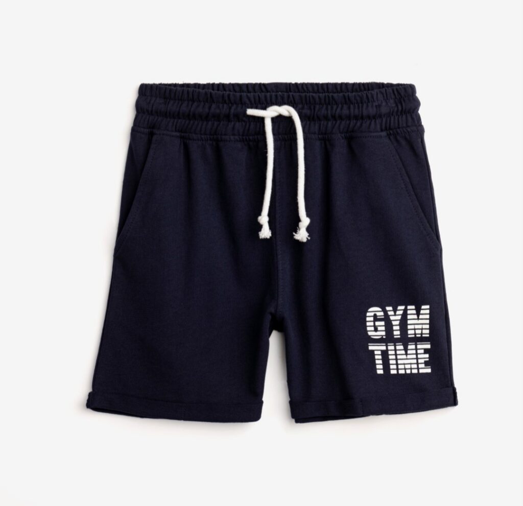 Short deportivo marino Gym Time juvenil