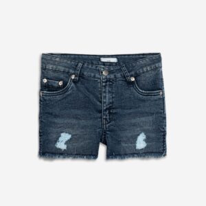 Short Vaquero Azul Rotos juvenil