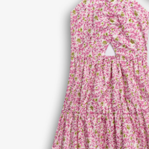 Vestido Flores Rosas Tirantes juvenil