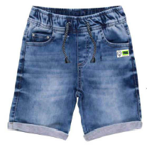 Pantal&oacute;n Vaquero Corto Azul Juvenil